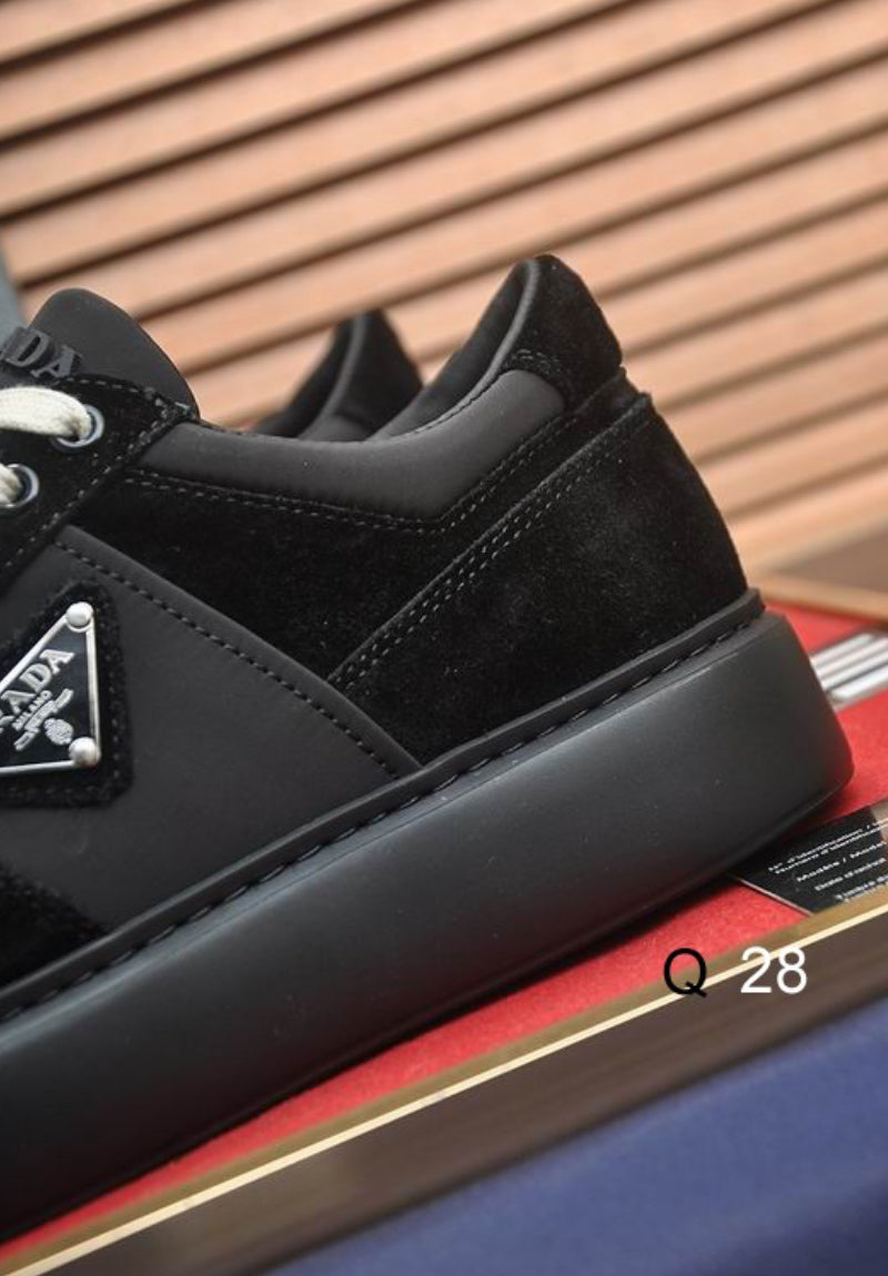 Black Downtown Sneakers Prada