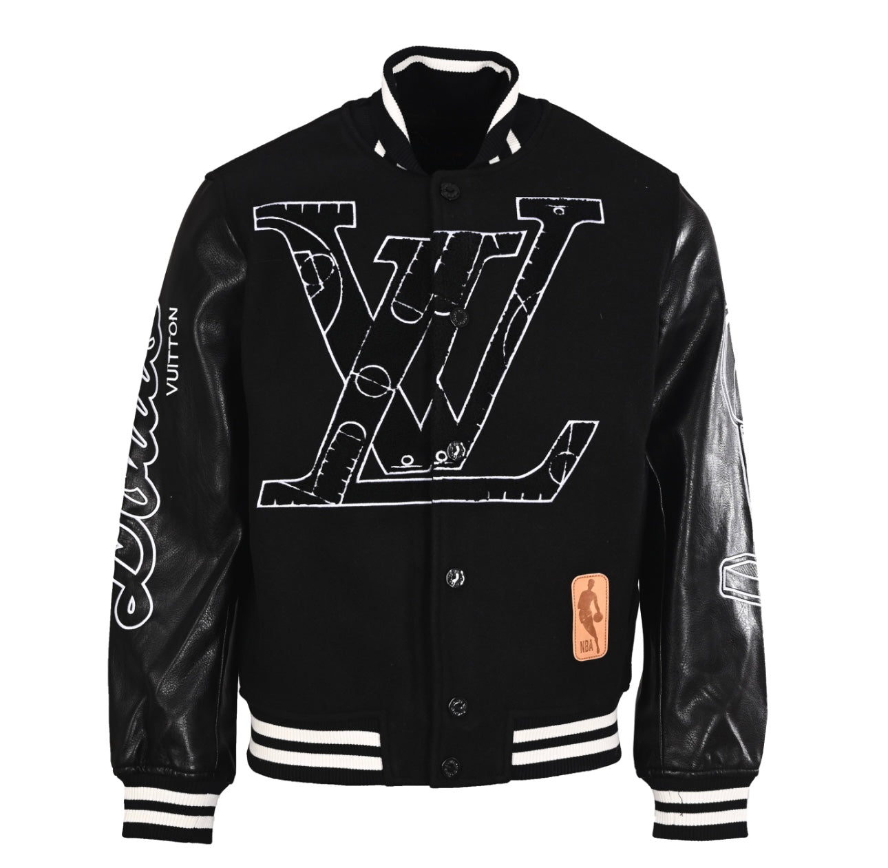 LV x NBA varsity jacket