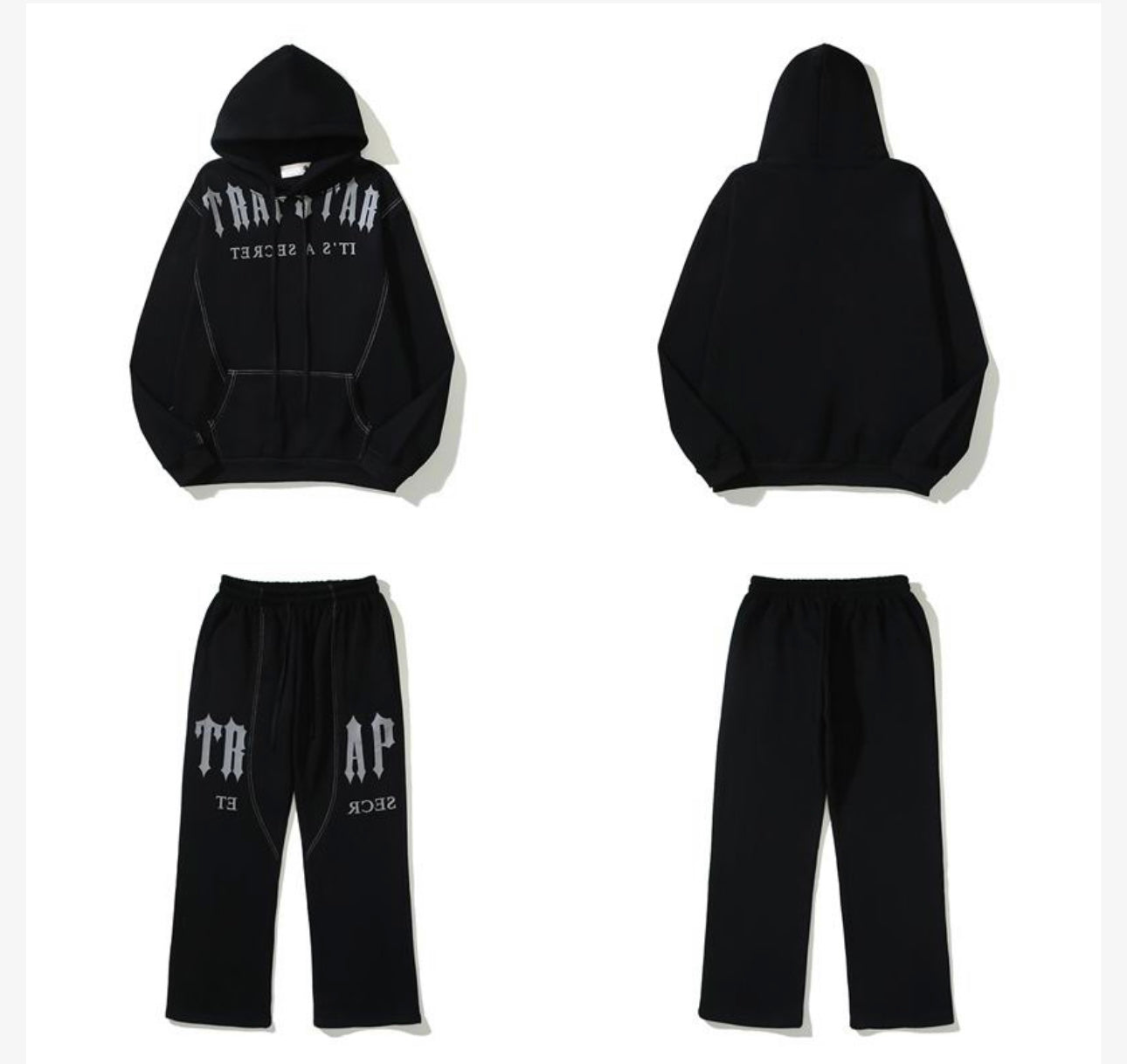 Trapstar black hoodie