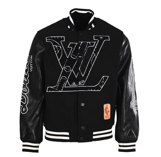 LV x NBA varsity jacket