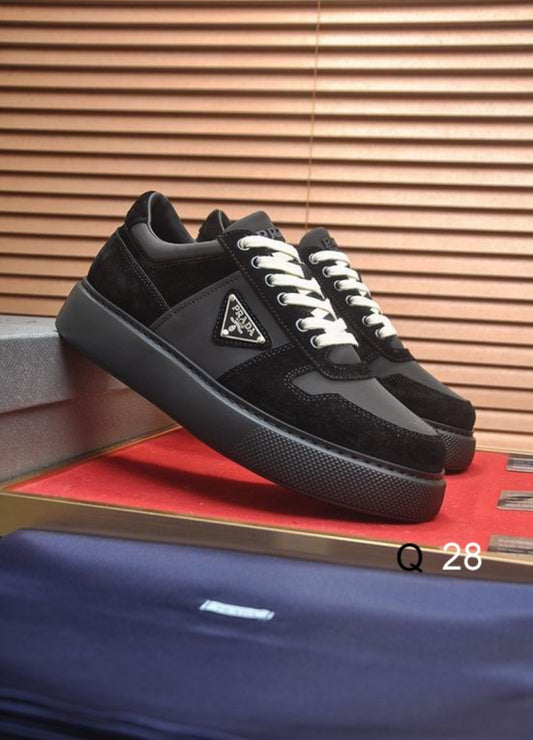 Black Downtown Sneakers Prada