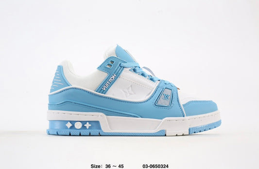 Light Blue LV trainer sneakers