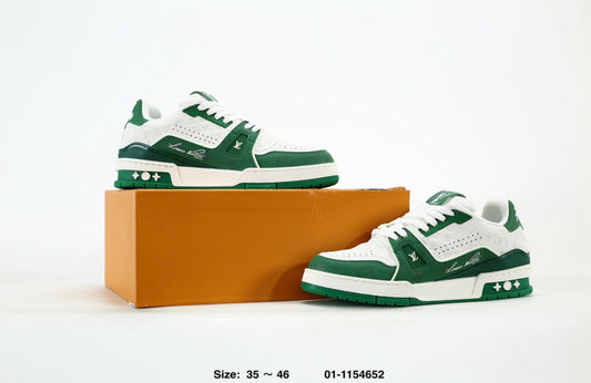 LV Trainer #54 Signature Green White